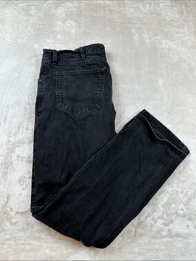Arizona Jean Company Black Straight-Leg Men's Jeans